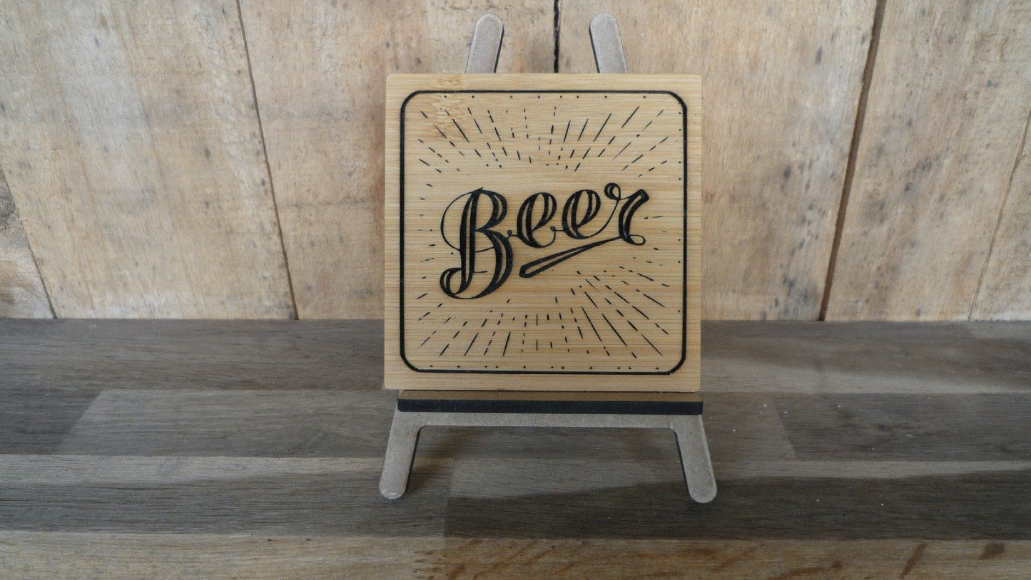 Wooden Beer Coaster