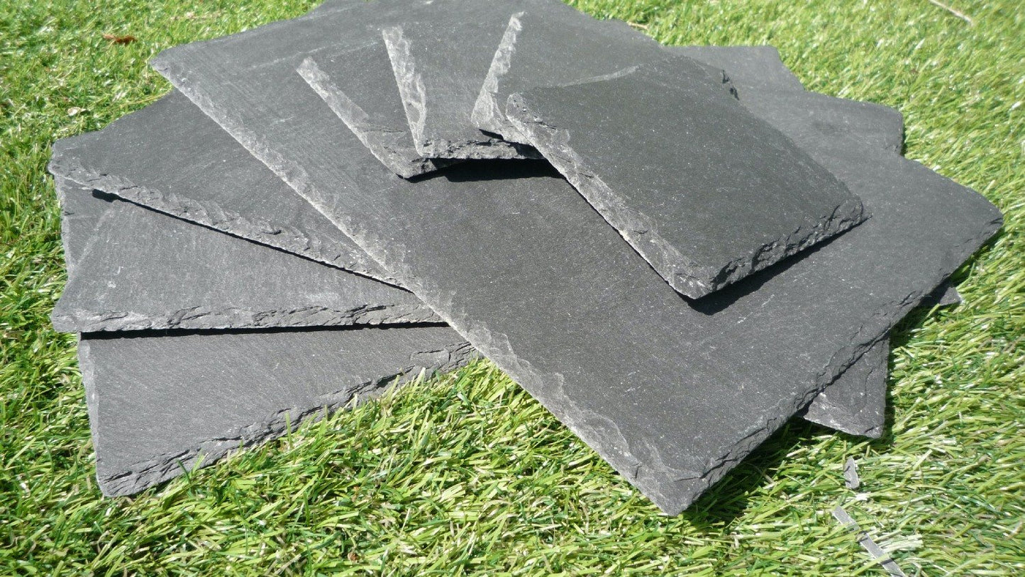 8 Piece Slate Placemat And Coaster Set