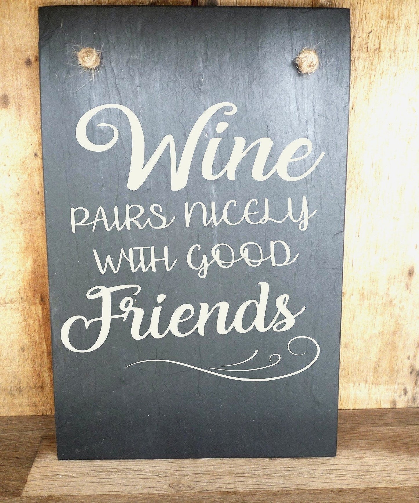 Wine Pairs Nicely With  Friends